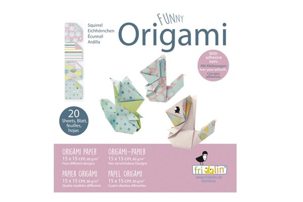 Fridolin Funny Origami - Eekhoorn Fridolin Funny Origami - Eekhoorn