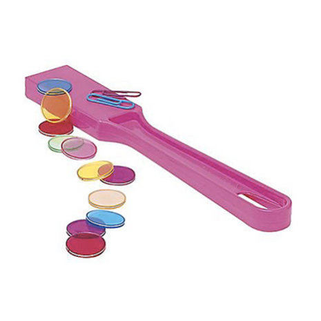 Magneetstaaf met kleurrijke chips Magneetstaaf met kleurrijke chips