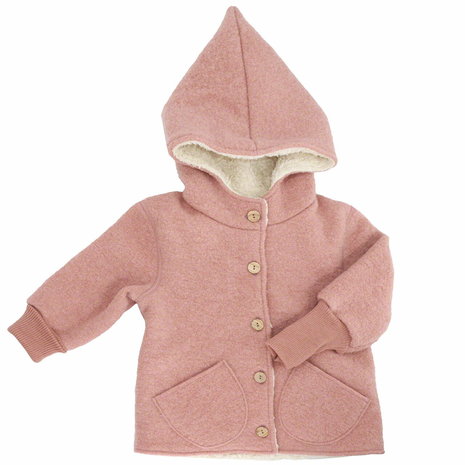Halfen Wollen Teddy Jasje Roze Halfen Wollen Teddy Jasje Roze