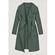 Halfen Wollen Dames Mantel Olive Halfen Wollen Dames Mantel Olive