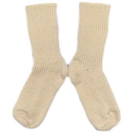 Hirsch Natur Wollen Sokken - Off White Hirsch Natur Wollen Sokken - Off White