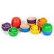 Grapat Houten bakjes (12) met ballen (6) Grapat Houten bakjes (12) met ballen (6)