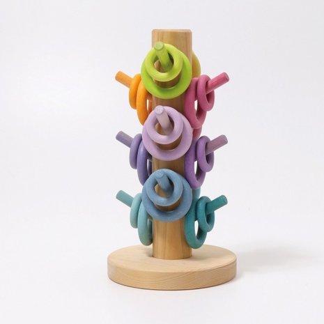 Grimm's Sorting Helper Building Rings Pastel Grimm's Sorting Helper Building Rings Pastel