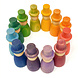 Grapat Houten nins - poppetjes met hoed (12 stuks) Grapat Houten nins - poppetjes met hoed (12 stuks)