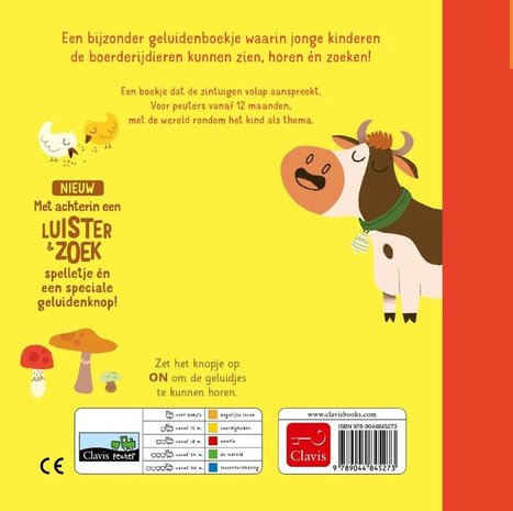 Clavis Books Geluidenboekje de Boerderij Clavis Books Geluidenboekje de Boerderij