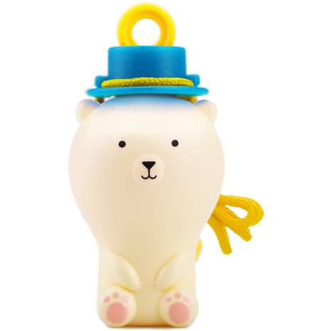 Uncle Bubble Anti knoei Bellenblaas - Witte Beer Uncle Bubble Anti knoei Bellenblaas - Witte Beer