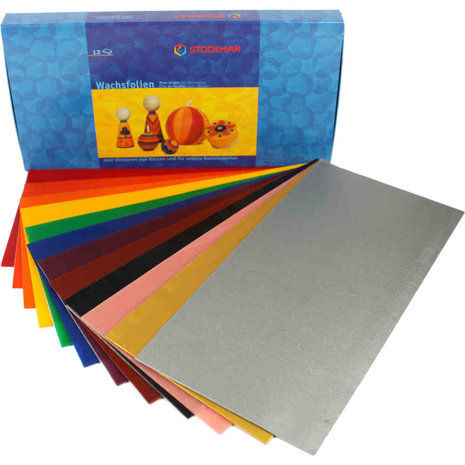Stockmar Wasfolie Groot (12 stuks) Stockmar Wasfolie Groot (12 stuks)