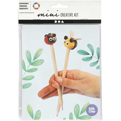 DIY pakketje - Potloden Bij en Lieveheersbeestje DIY pakketje - Potloden Bij en Lieveheersbeestje