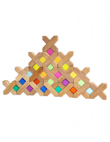 Bauspiel X-Blokken 16 stuks Bauspiel X-Blokken 16 stuks