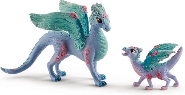 Schleich Bloemendraak met kleintje Schleich Bloemendraak met kleintje