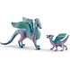 Schleich Bloemendraak met kleintje Schleich Bloemendraak met kleintje