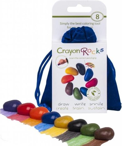 Crayon Rocks Blue Velvet 8 stuks Crayon Rocks Blue Velvet 8 stuks