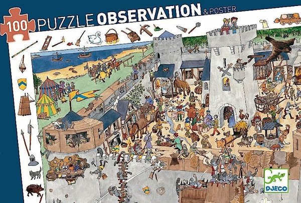 Djeco Puzzel Observations Chateau fort Djeco Puzzel Observations Chateau fort