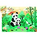Djeco Silhouette Puzzel Panda Djeco Silhouette Puzzel Panda