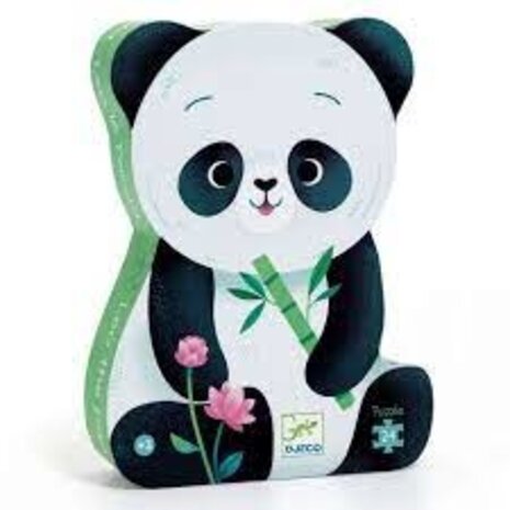 Djeco Silhouette Puzzel Panda Djeco Silhouette Puzzel Panda