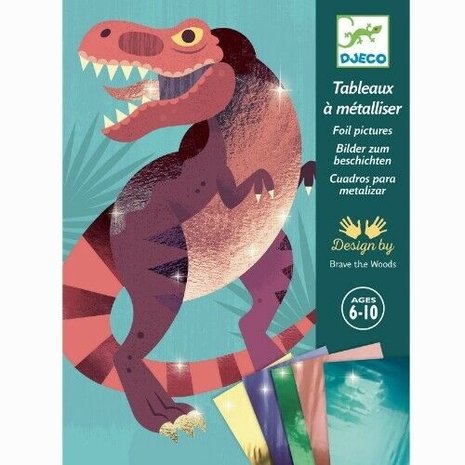 Djeco Foil Pictures - Jurassic Djeco Foil Pictures - Jurassic
