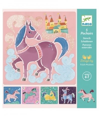 Djeco Sjablonen Paarden Djeco Sjablonen Paarden