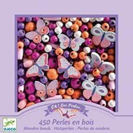 Djeco Kralenset Vlinders Paars Djeco Kralenset Vlinders Paars