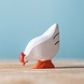 Bumbu Toys Houten Haan wit pikkend Bumbu Toys Houten Haan wit pikkend