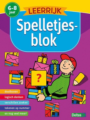 Deltas Leerrijk spelletjesblok 6-8 jaar Deltas Leerrijk spelletjesblok 6-8 jaar