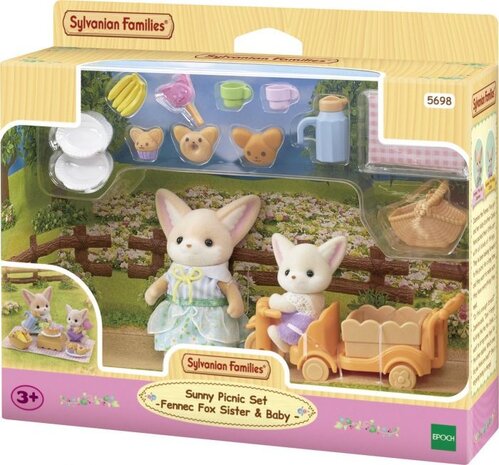 Sylvanian Families Picknickset Woenstijnvos Zus & Baby Sylvanian Families Picknickset Woenstijnvos Zus & Baby