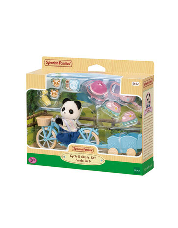 Sylvanian Families Cycle & Skate Set - Panda Sylvanian Families Cycle & Skate Set - Panda