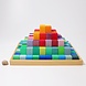 Grimm's Bouwset Grote Piramide Regenboog Grimm's Bouwset Grote Piramide Regenboog