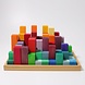 Grimm's Bouwset Grote Piramide Regenboog Grimm's Bouwset Grote Piramide Regenboog