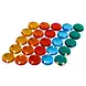 Bauspiel Grote Glitterstenen 25 stuks Bauspiel Grote Glitterstenen 25 stuks