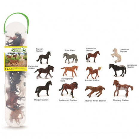 Collecta Mini - Paarden 12 stuks Collecta Mini - Paarden 12 stuks