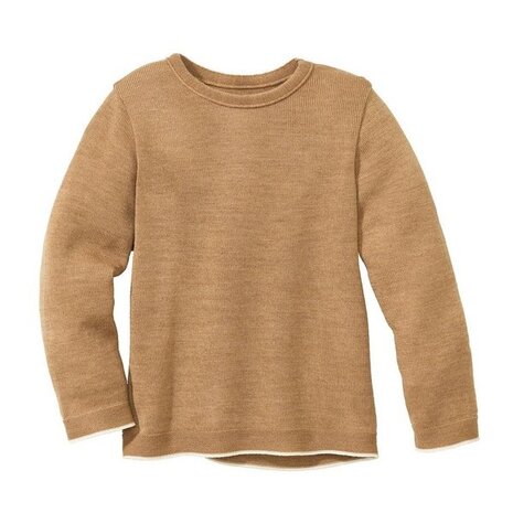 Disana Merino wollen trui - Karamel Disana Merino wollen trui - Karamel