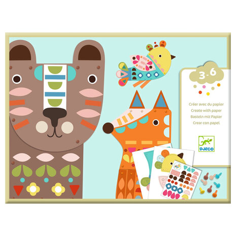 Djeco Knutselset Grote Dieren Djeco Knutselset Grote Dieren