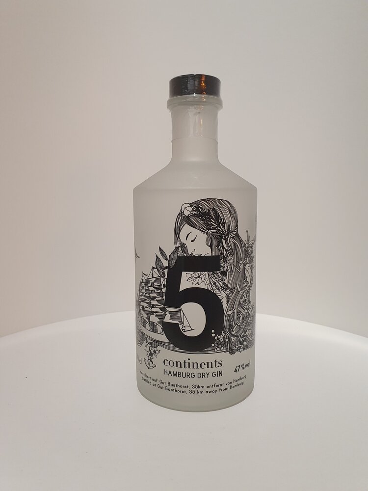 5 Continents Hamburg Dry Gin 47 %