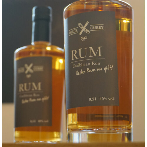 De Lüx Curry Sylt Edelstahl Rum 40% - Copy