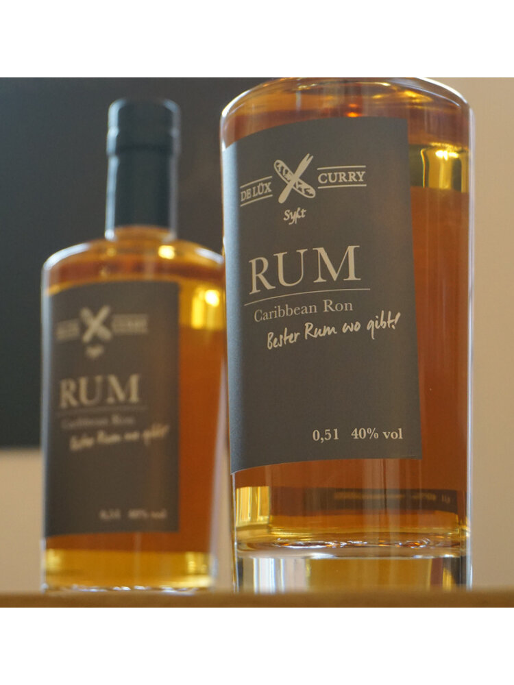 De Lüx Curry Sylt Edelstahl Rum 40% - Copy