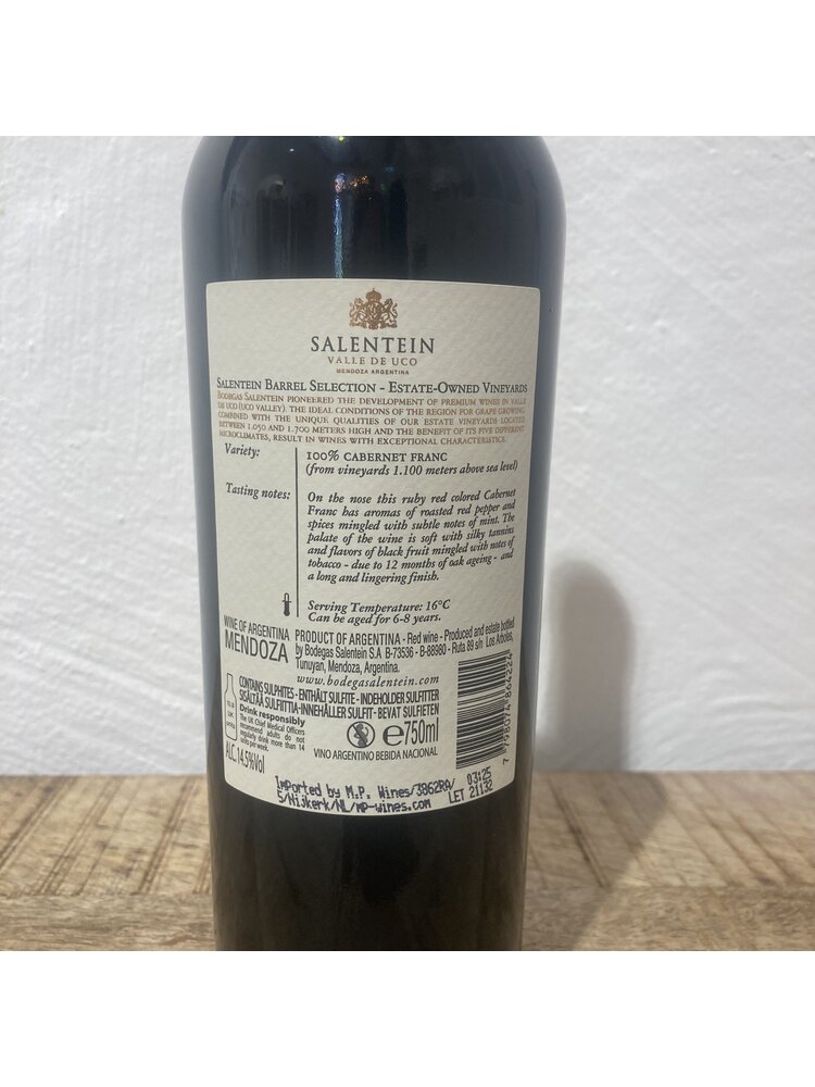 Bodegas Salentein Bodegas Salentein Cabernet Franc 2019
