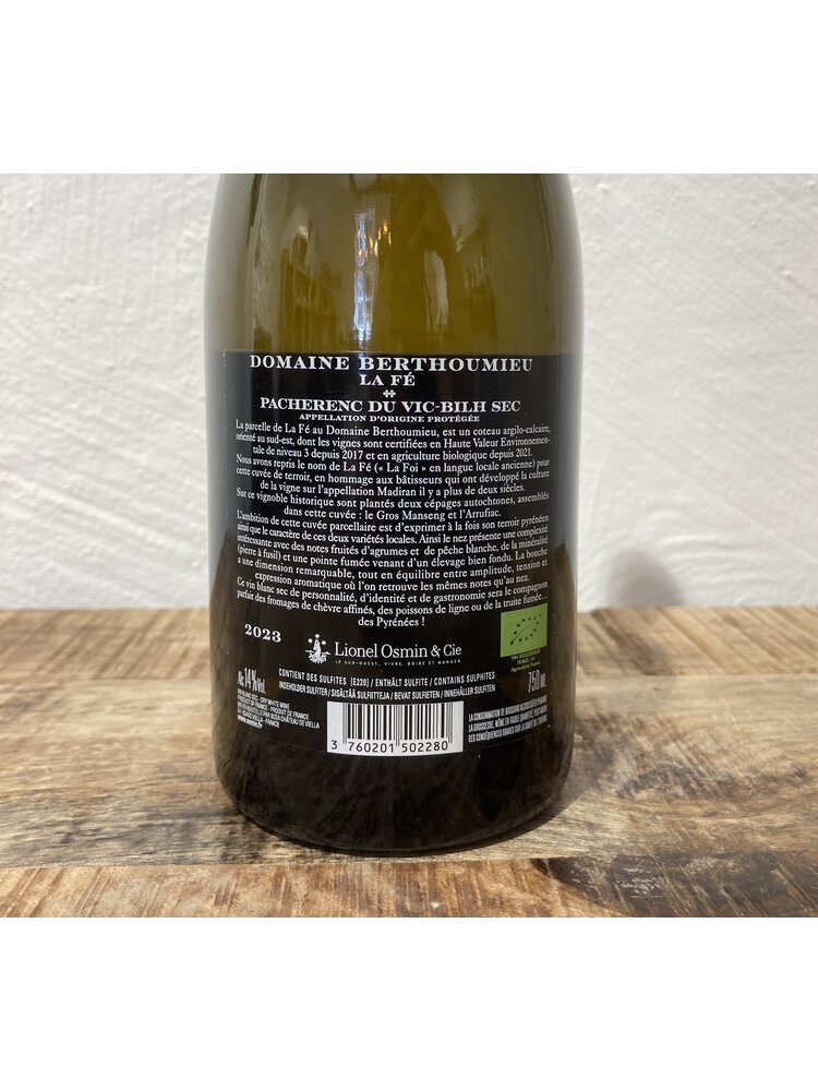 Domaine Berthoumieu La Fé 2023