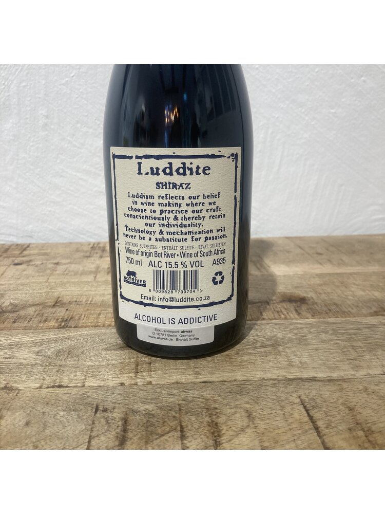 Luddite Wines Luddite Shiraz 2010 - Copy