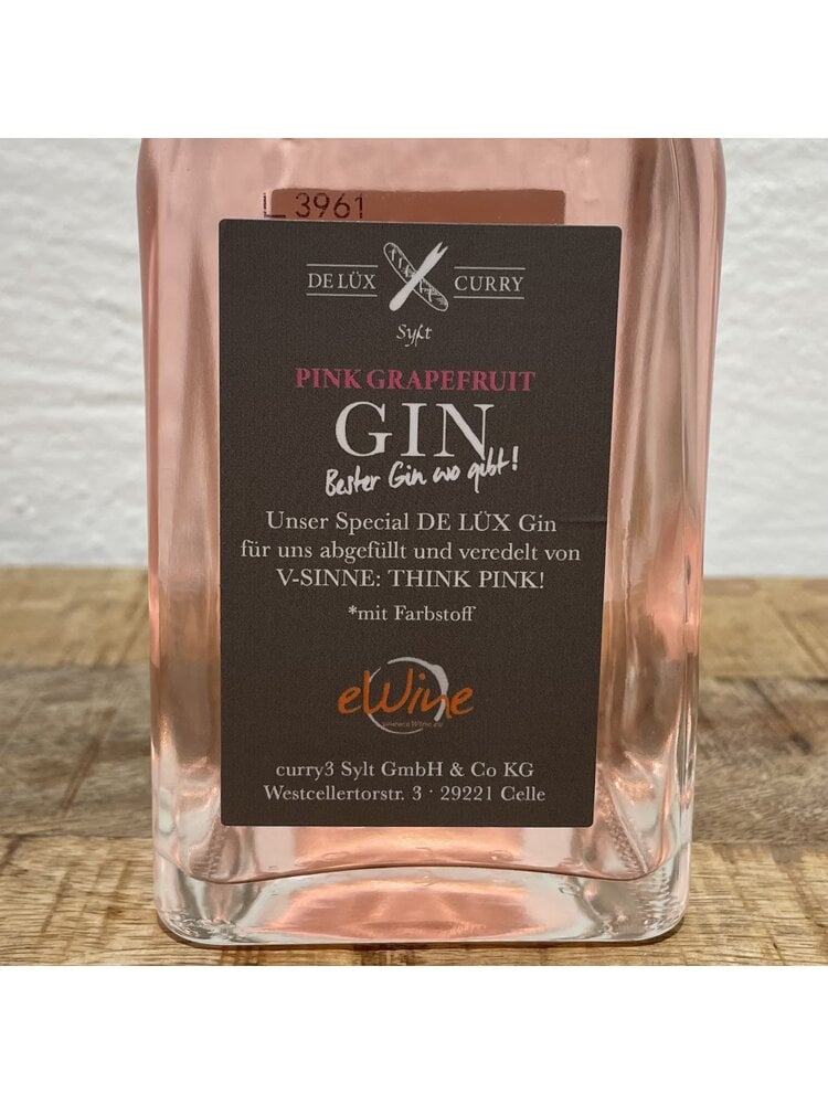 De Lüx Gin Pink Grapefruit