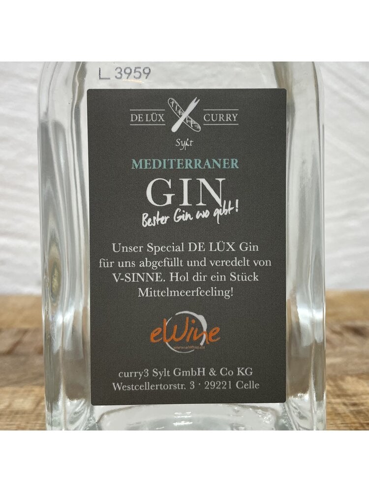 De Lüx Gin Mediterraner