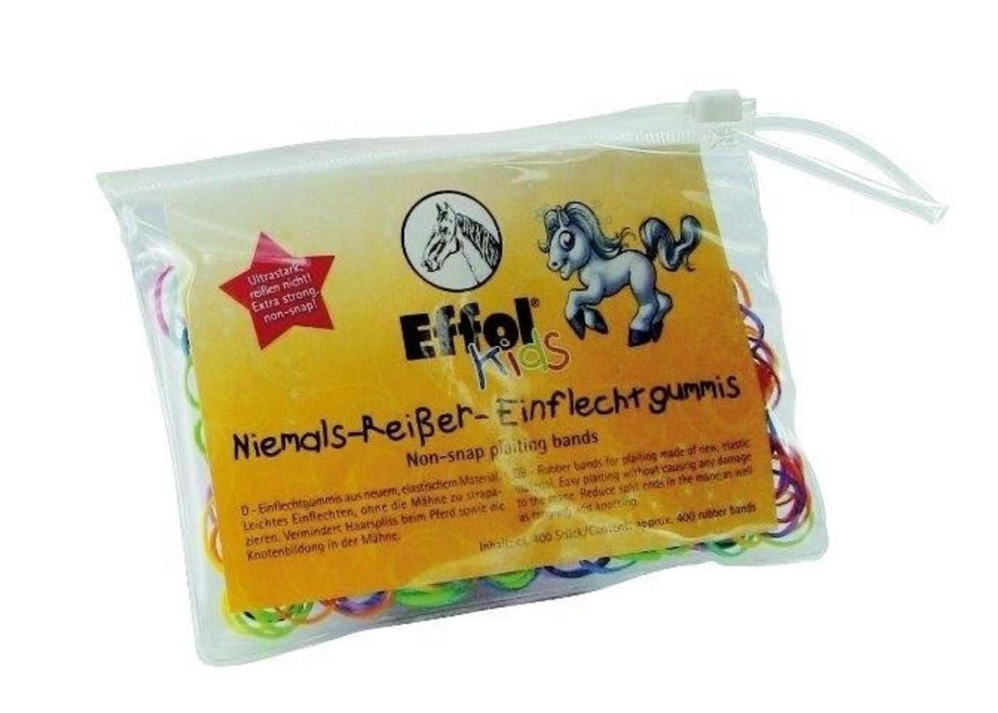 Effol Bambini  Treccia per la criniera-Elastici, colorato