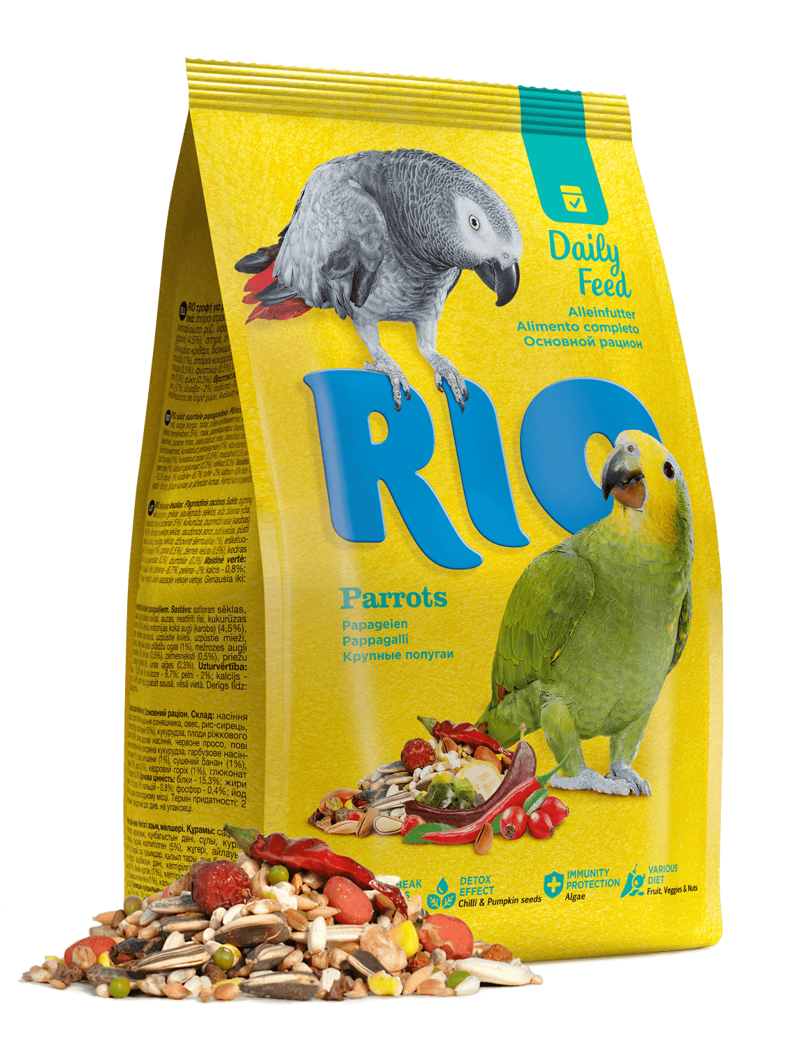 RIO RIO Alimentation quotidienne pour les perroquets