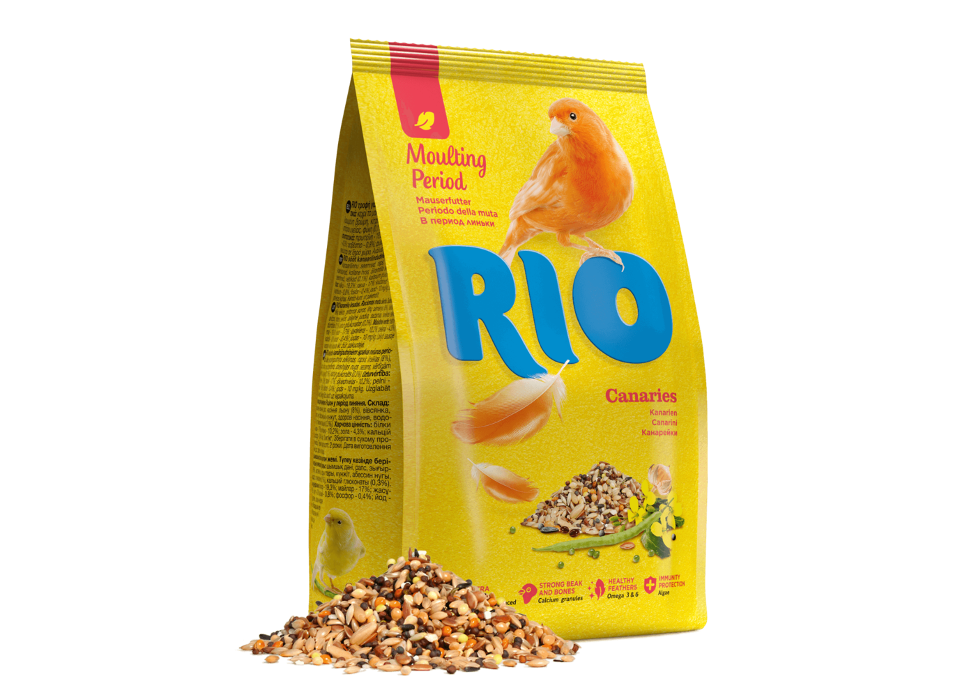 RIO RIO Aliments pour la pÃ©riode de mue des canaris, 500 g