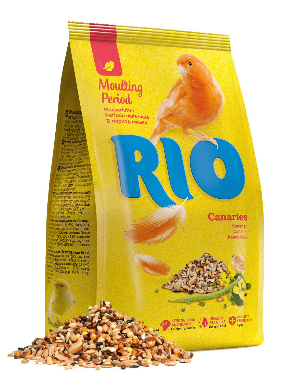 RIO RIO Aliments pour la pÃ©riode de mue des canaris, 500 g