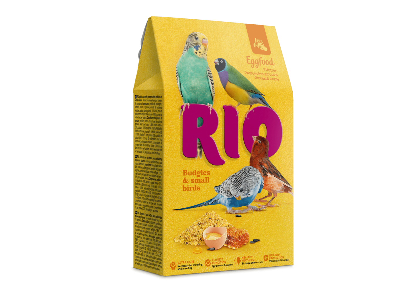RIO RIO Aliments aux Å“ufs pour perruches et petits oiseaux, 250 g