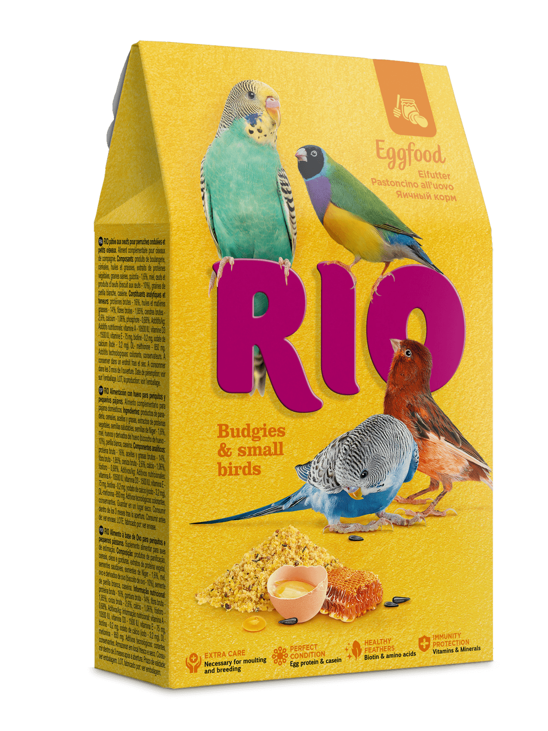 RIO RIO Aliments aux Å“ufs pour perruches et petits oiseaux, 250 g