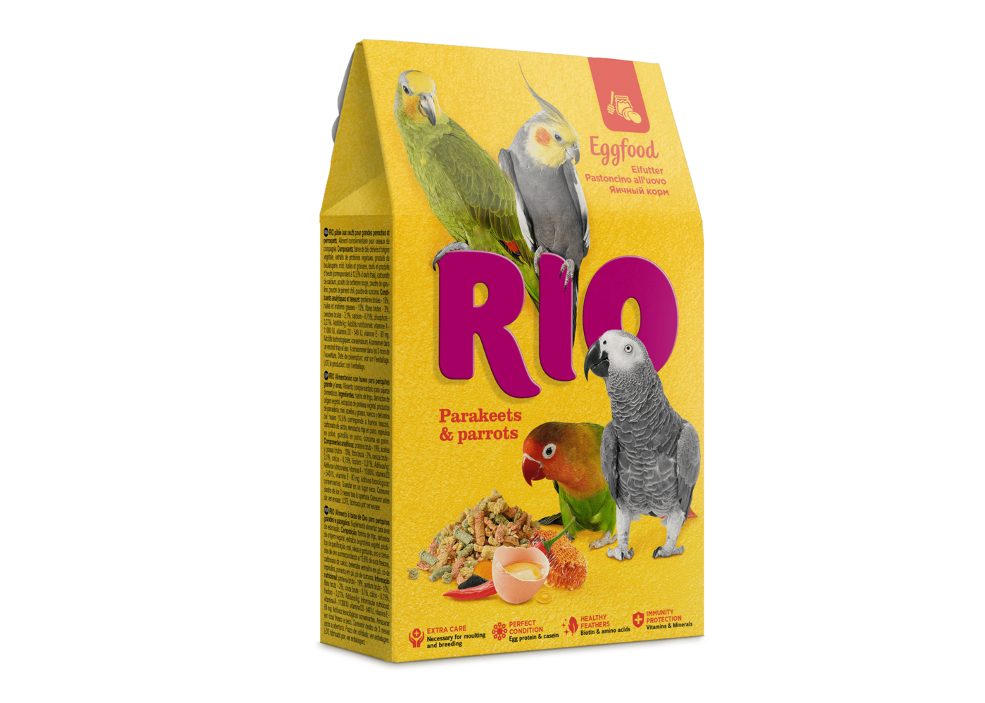 RIO RIO Aliments aux Å“ufs pour perruches et perroquets, 250 g