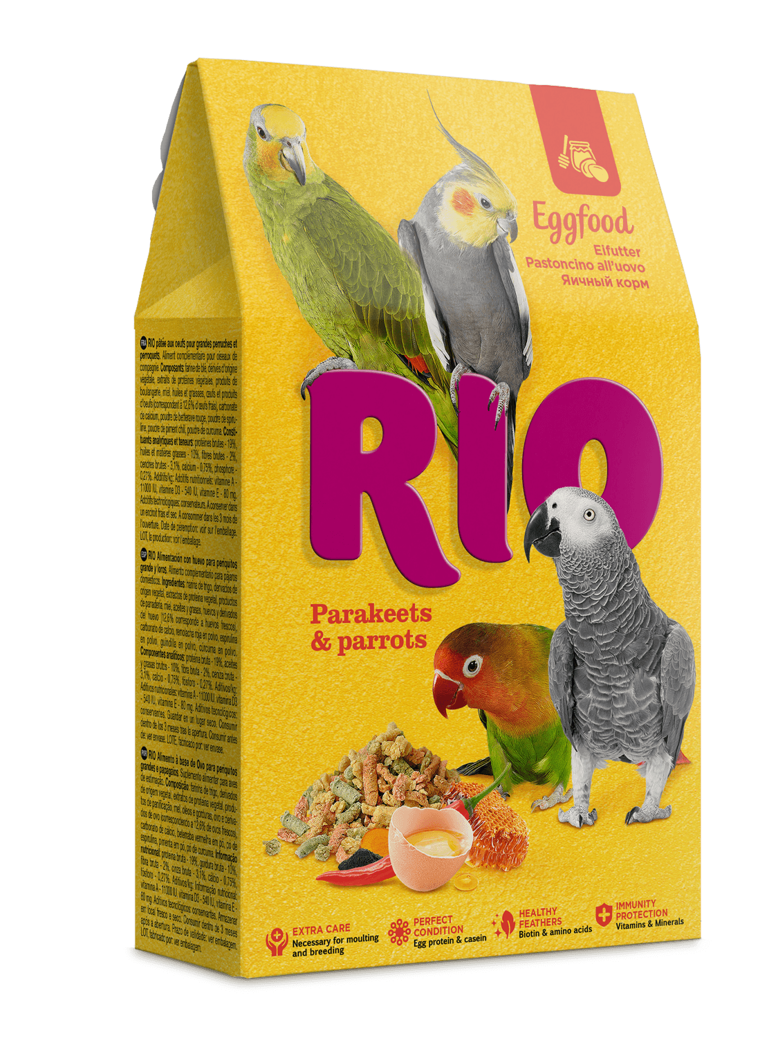 RIO RIO Aliments aux Å“ufs pour perruches et perroquets, 250 g