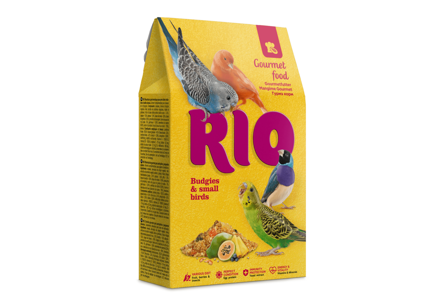 RIO RIO Aliments gourmets pour perruches et petits oiseaux, 250 g
