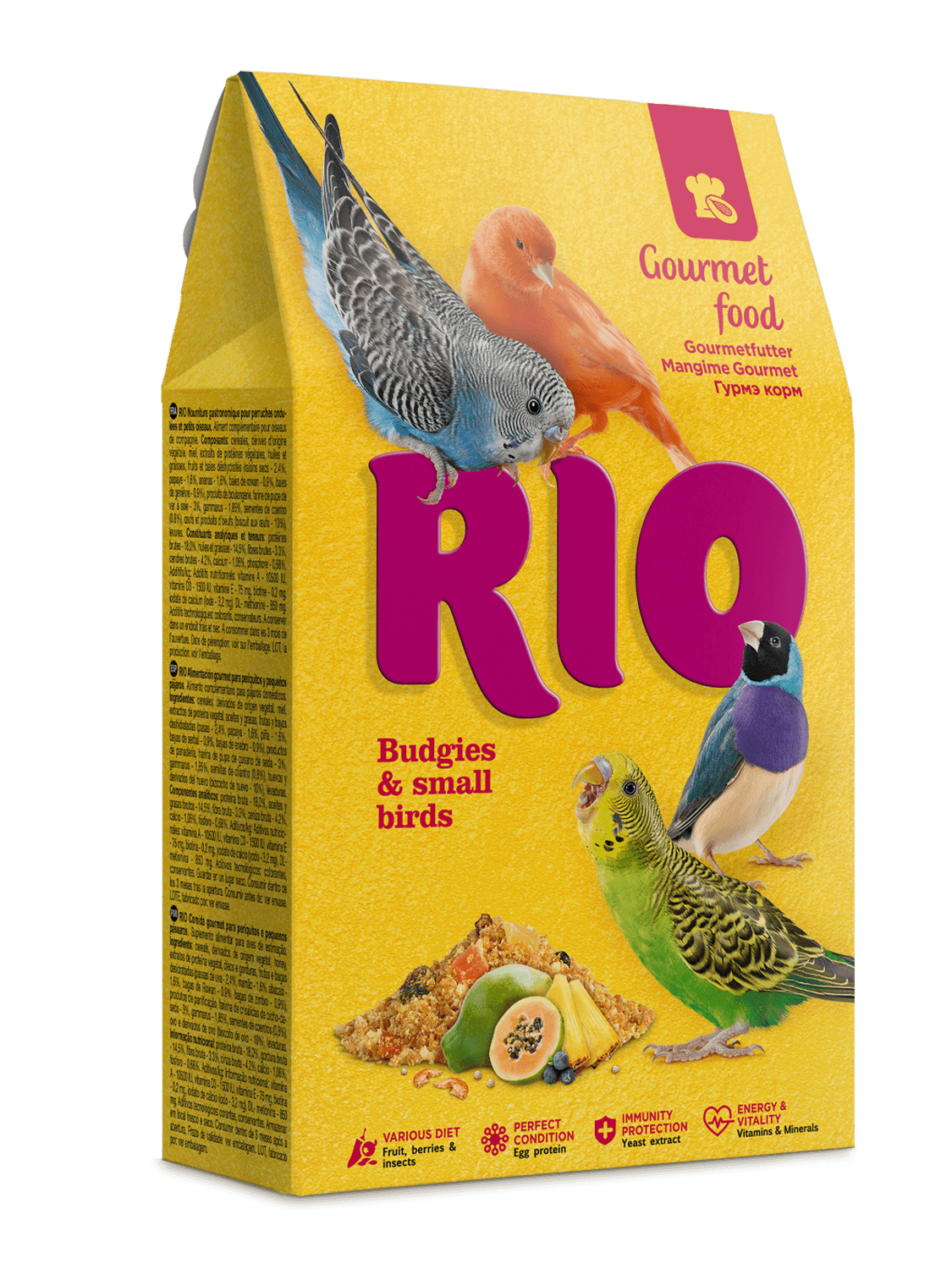 RIO RIO Aliments gourmets pour perruches et petits oiseaux, 250 g